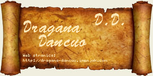 Dragana Dančuo vizit kartica